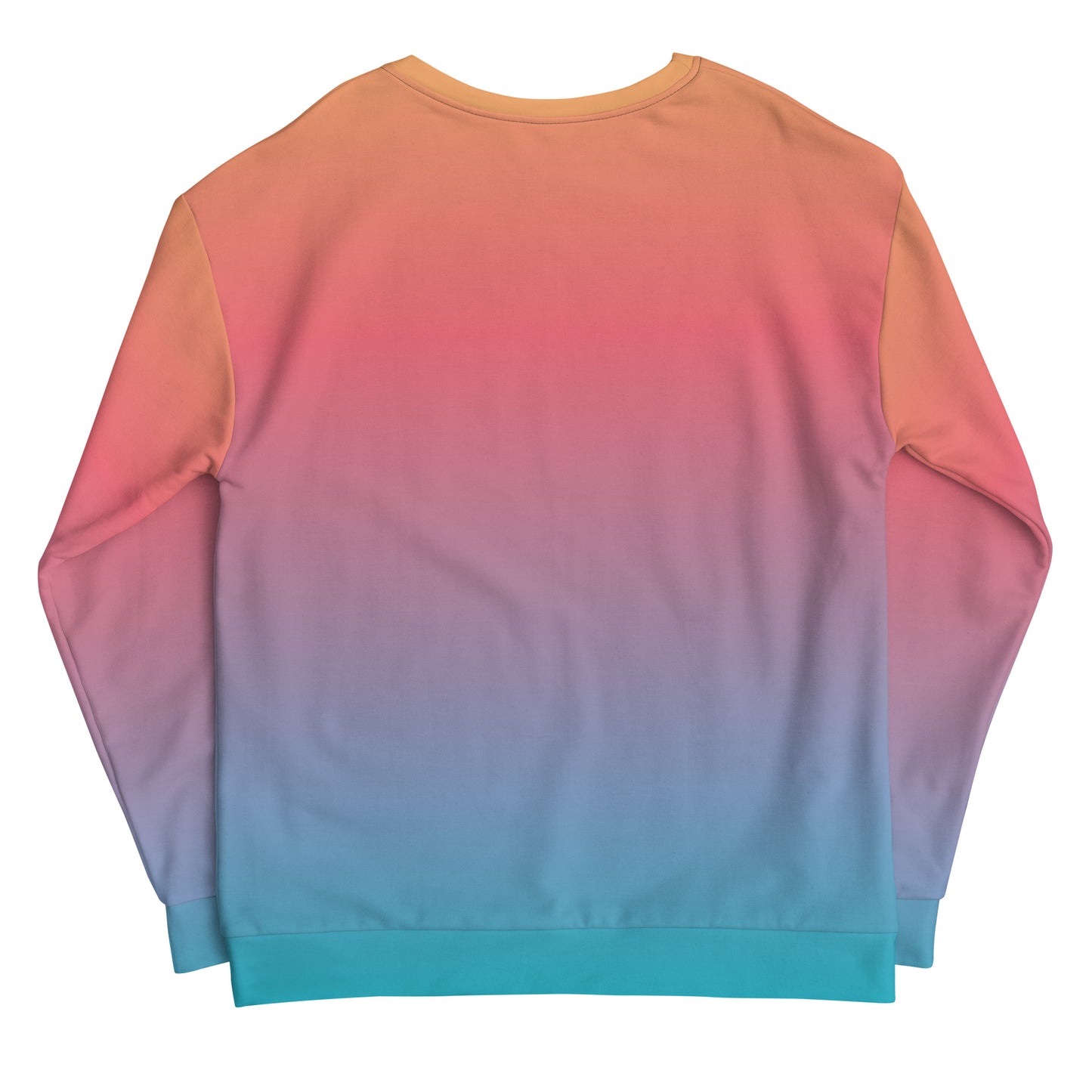 Orange and Blue Ombre Seasonal Sweatshirt