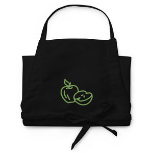 Embroidered Apple Apron