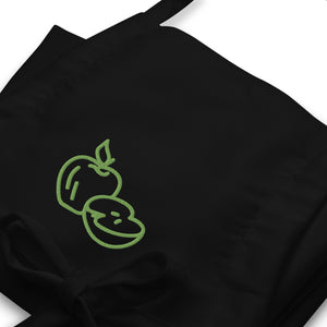 Embroidered Apple Apron