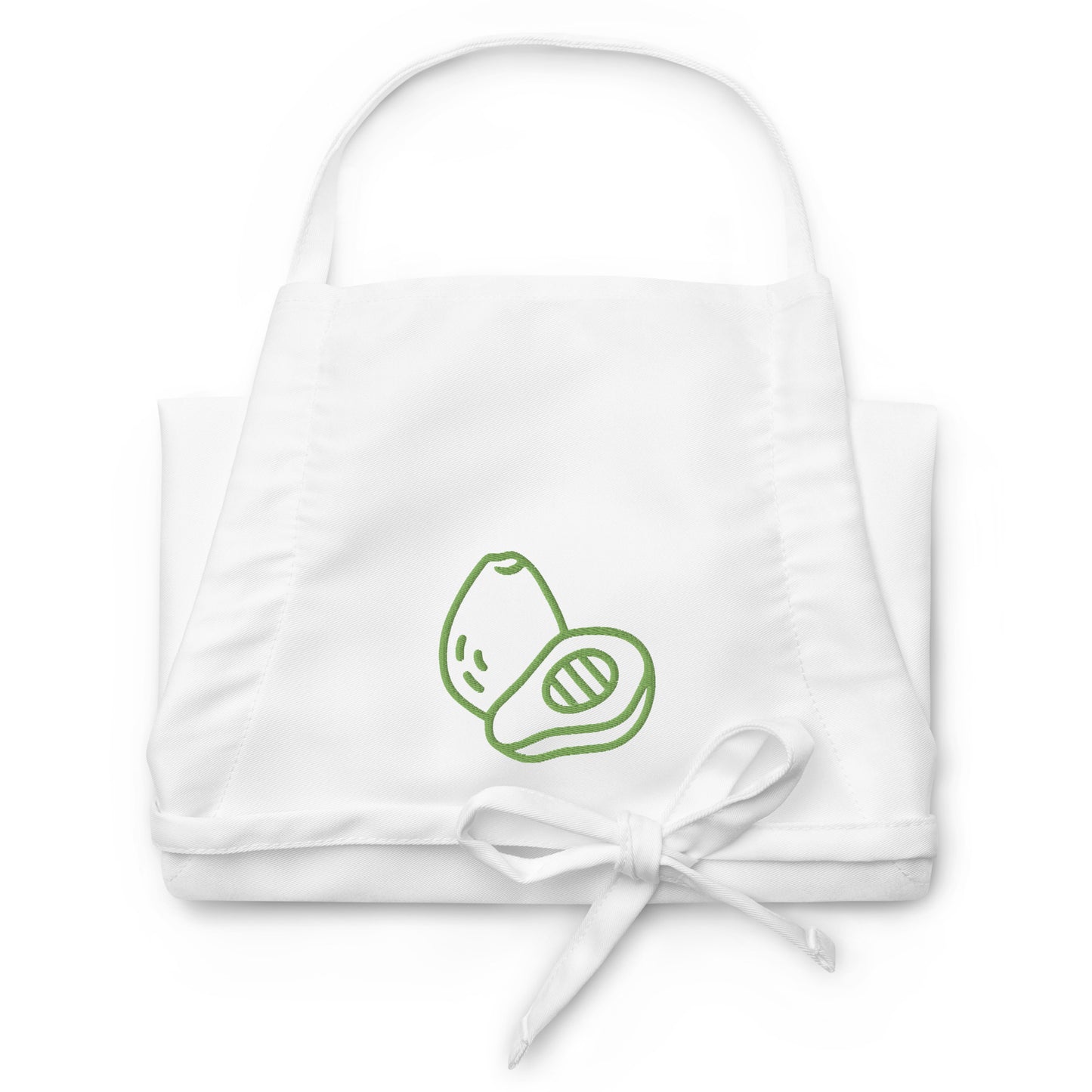 Embroidered Avocado Apron