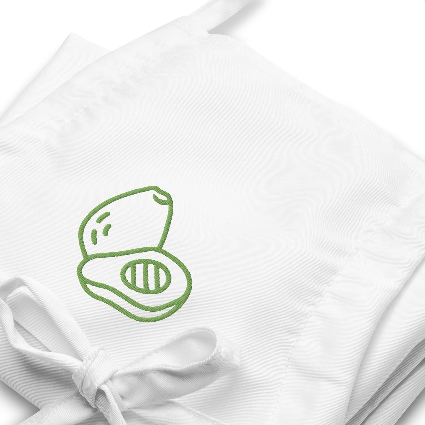 Embroidered Avocado Apron