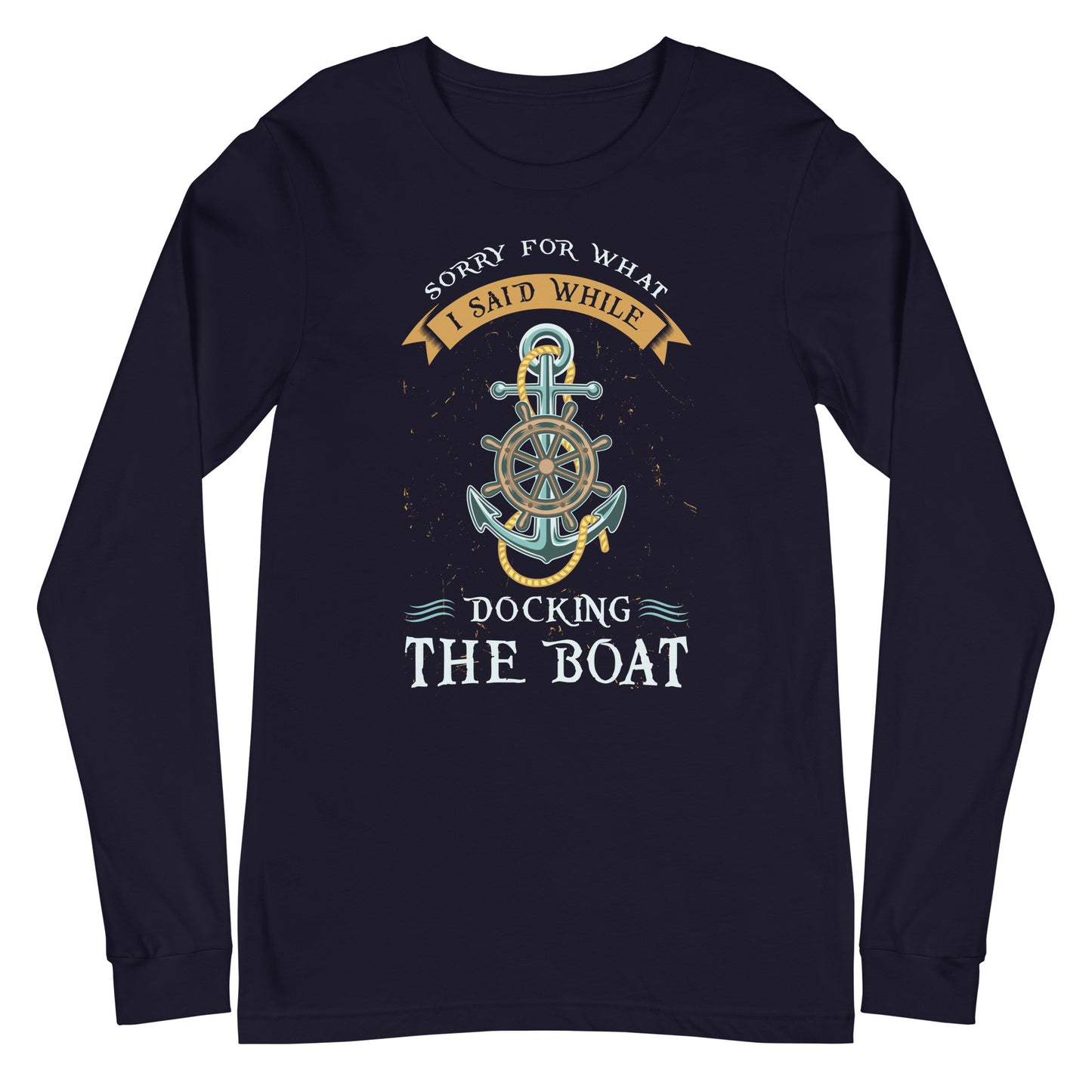 Cute Nautical Anchor Boating Unisex Long Sleeve Tee