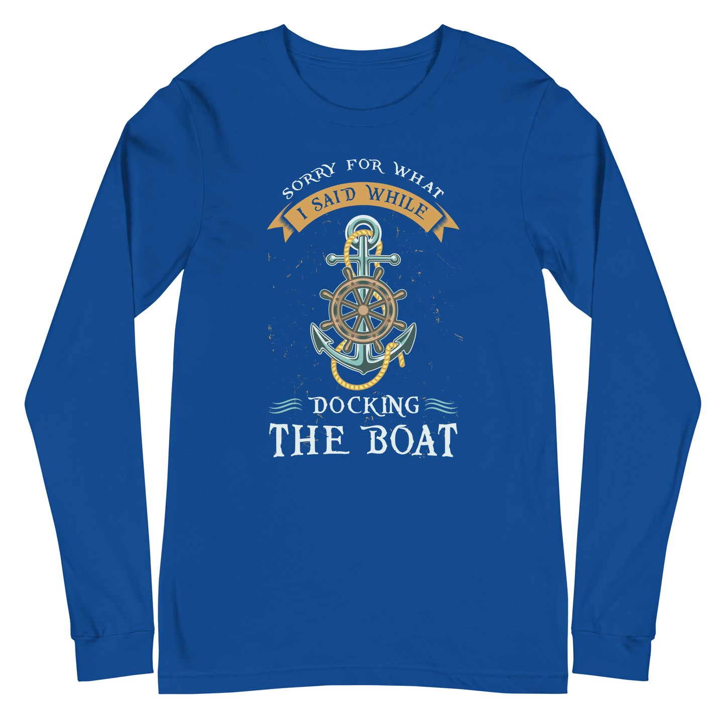 Cute Nautical Anchor Boating Unisex Long Sleeve Tee