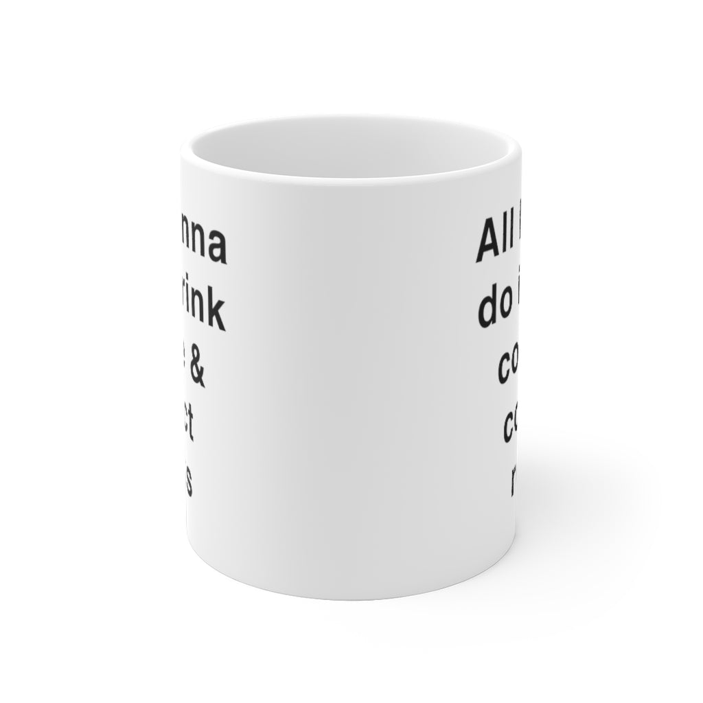 Funny Rock Collector White Ceramic Coffee Mug