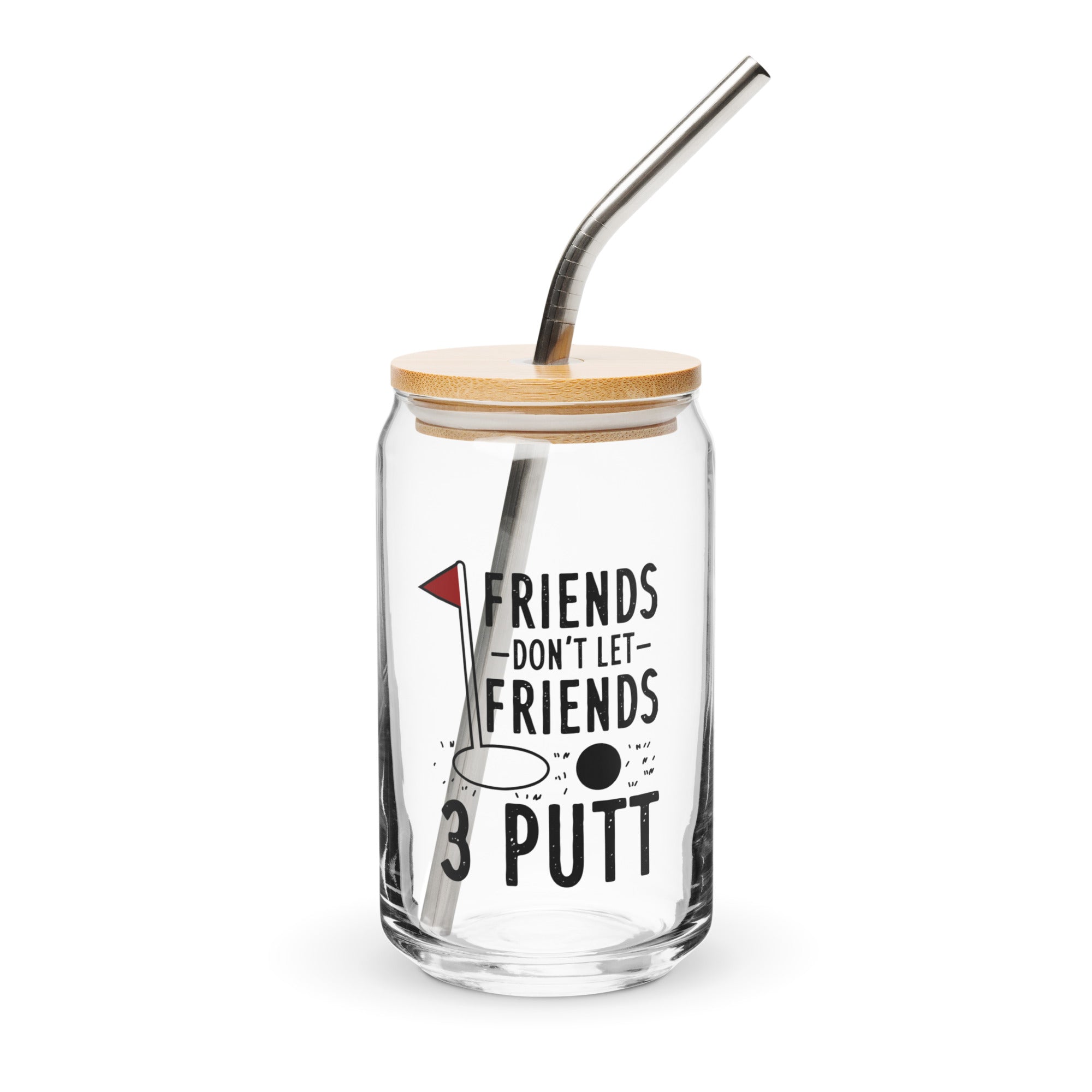 Golf Buddies Gag Can-Shaped Glass