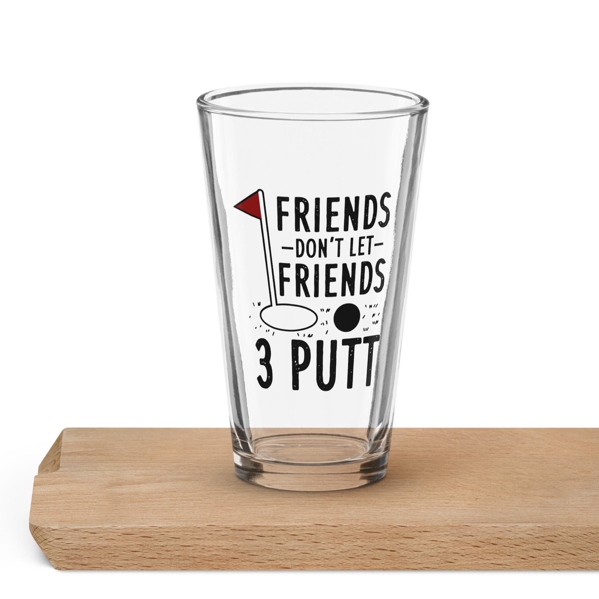 Golf Buddies Gag Shaker Pint Glass