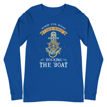 Cute Nautical Anchor Boating Unisex Long Sleeve Tee