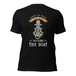Funny Boating Gag Nautical Anchor Unisex T-shirt