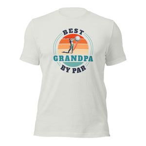 Best Grandpa By Par Golf Lover Grandfather T-Shirt