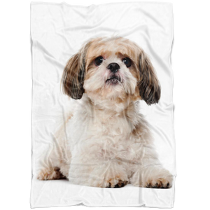 Shih Tzu Blanket, Dog Lover Gift, Fleece Blanket, Gifts, Personalized Blanket