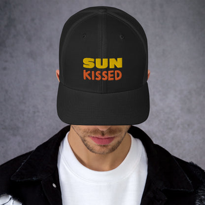 Sun Kissed Embroidered Trucker Cap