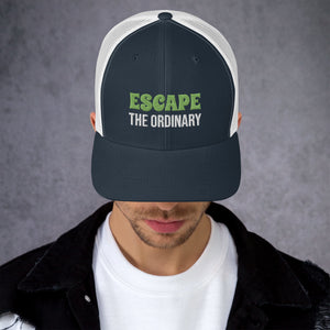 Escape the Ordinary Embroidered Trucker Cap