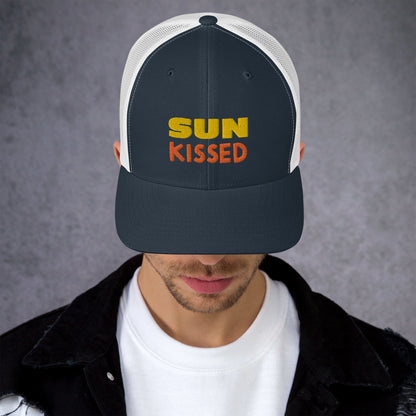 Sun Kissed Embroidered Trucker Cap