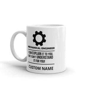 Funny Mechanical Engineer Custom Coffee Mug